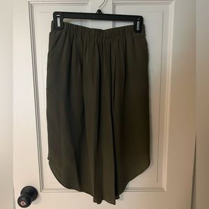 Madewell silk midi skirt